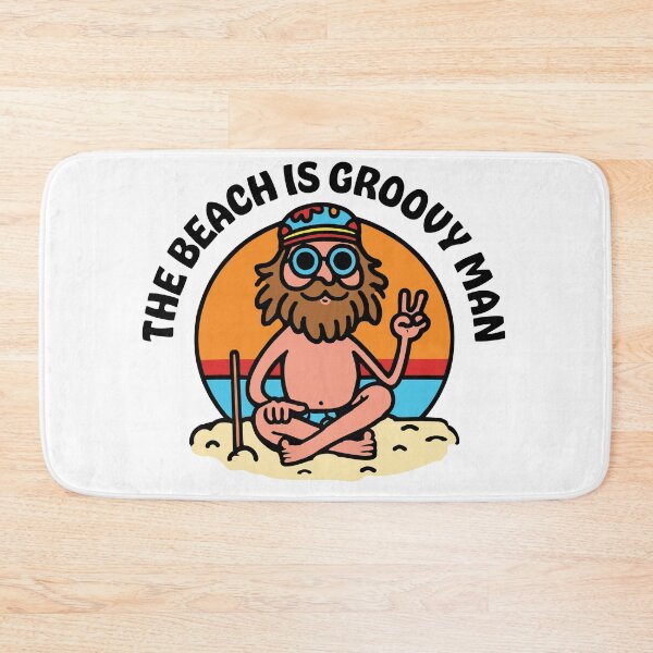 Item preview, The Beach Is Groovy Man - Hippie designed and sold by bedenhart.