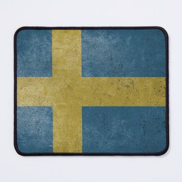 Item preview, Distressed, Old, Faded & Worn Flag of Sweden (Sveriges flagga) designed and sold by STUDIO-72.