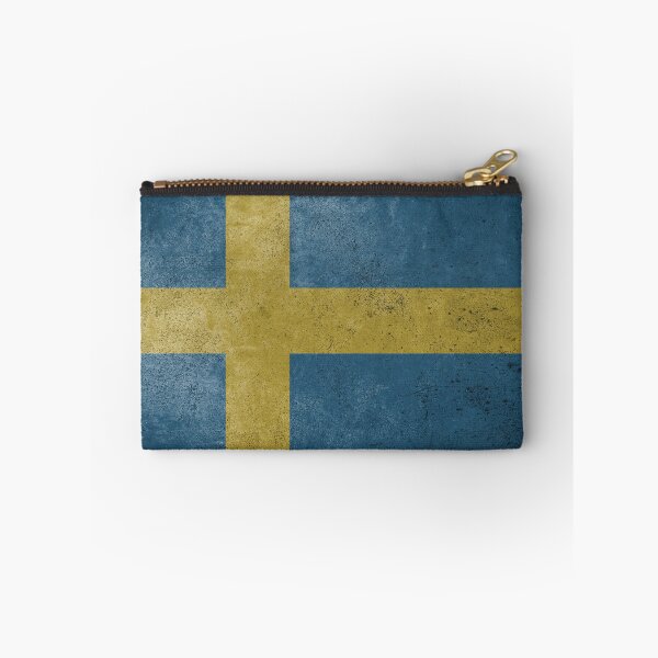 Item preview, Distressed, Old, Faded & Worn Flag of Sweden (Sveriges flagga) designed and sold by STUDIO-72.