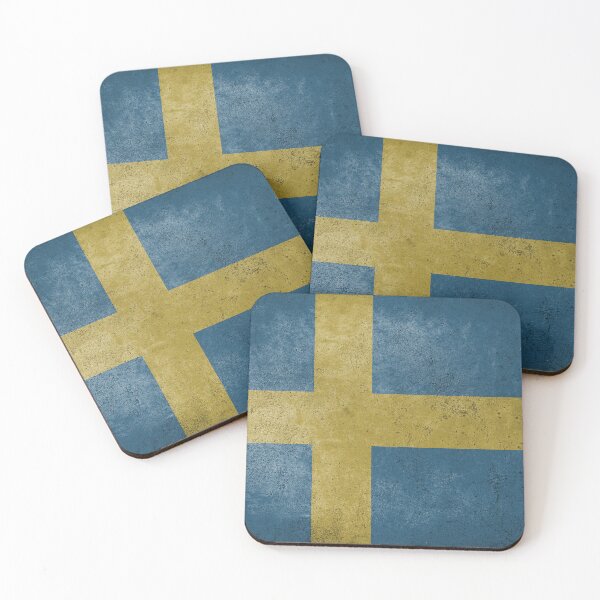 Item preview, Distressed, Old, Faded & Worn Flag of Sweden (Sveriges flagga) designed and sold by STUDIO-72.
