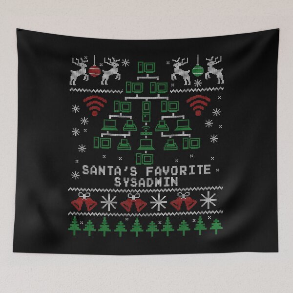 Item preview, Santa's Favorite Sysadmin Christmas for IT Professionals designed and sold by Nerd Shizzle.