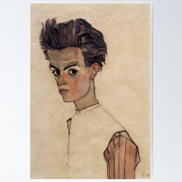 Item preview, egon schiele best paintings, egon schiele artwork designed and sold by marti-oryo.