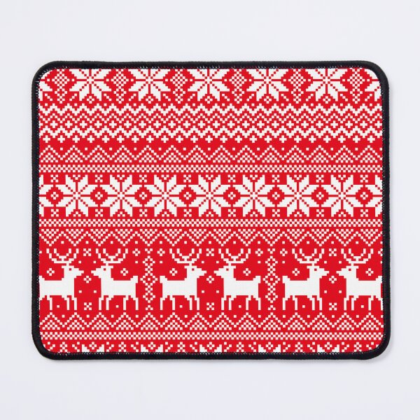 Item preview, Patrón navideño festivo rojo Fair Isle designed and sold by newburyboutique.