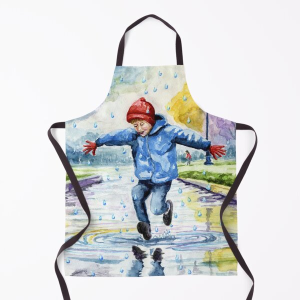 Item preview, Splashing in Puddles on a Rainy Day designed and sold by LymphomaLass.