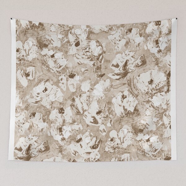 Item preview, Brush work roses brown designed and sold by Alessandro Remo Mazzoni Remotextiles.