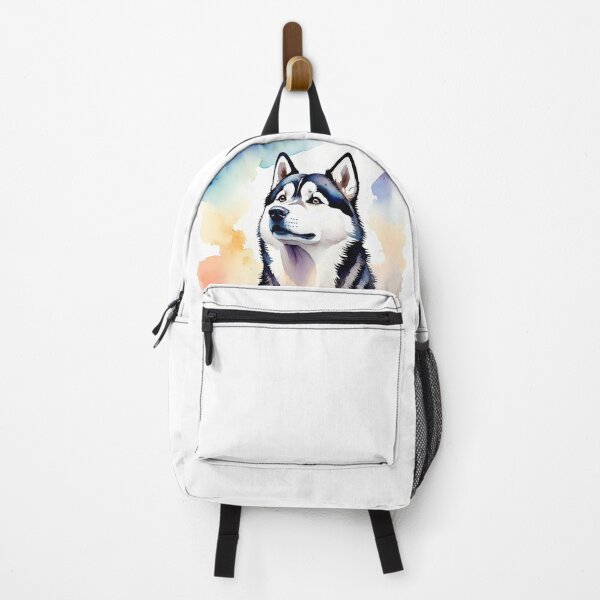 Item preview, Elegant husky, a watercolor tribute to grace designed and sold by MoonShroomPrint.