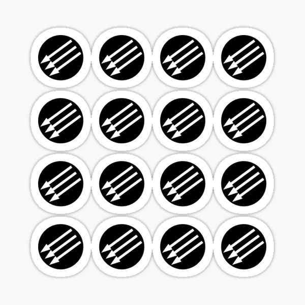 Item preview, Three Arrows Anti Fascist Symbol (16 Pack) designed and sold by FutureTraveller.