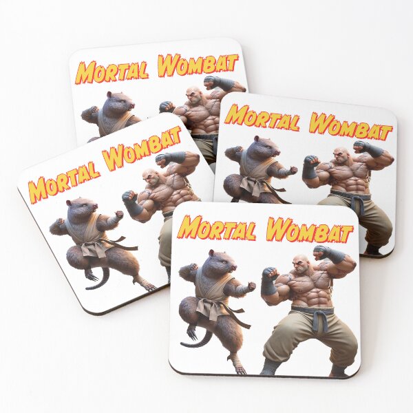 Item preview, Mortal Wombat - Street-fighting Rodent designed and sold by Matthew Kinnersly.