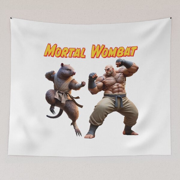 Item preview, Mortal Wombat - Street-fighting Rodent designed and sold by Matthew Kinnersly.
