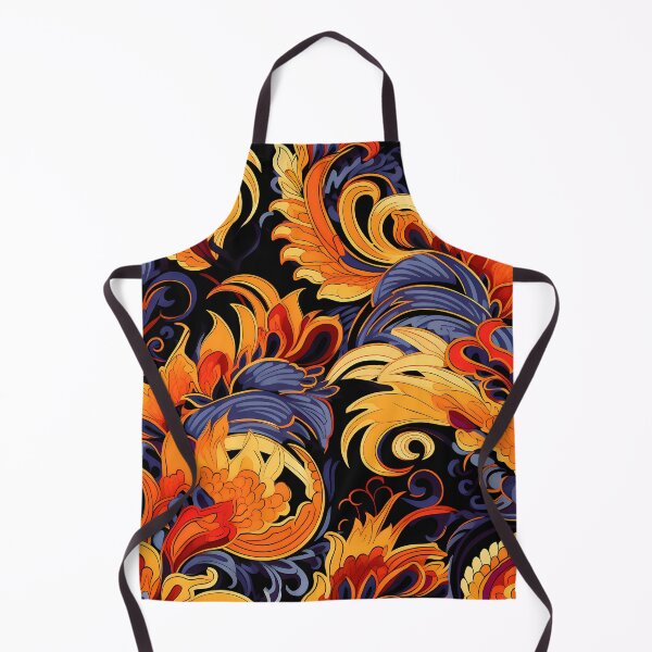 Item preview, Batik Abstract Floral Mandala with Gold Elements designed and sold by HisoTorDesign.