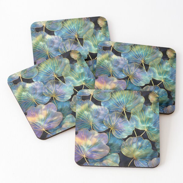 Item preview, Magical foliage glistening along the edges designed and sold by AI-Only Creations.