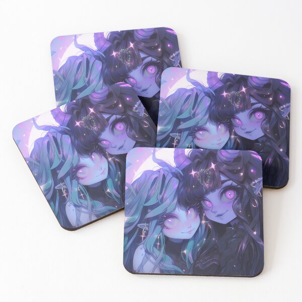 Item preview, Adorable Kawaii Anime Girl Demon BFFs designed and sold by bubblegoth.