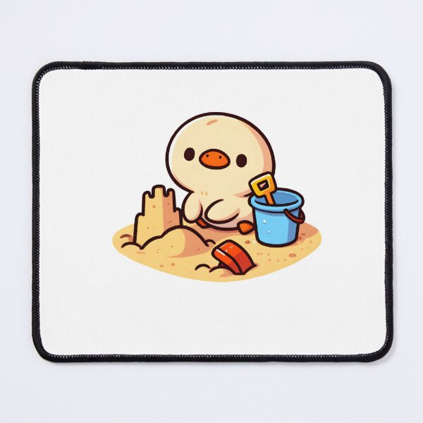 Item preview, Chick Enjoying Sandcastle Fun at the Beach designed and sold by UmbrellaStudio1.