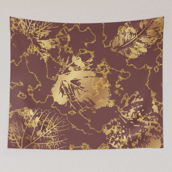 Item preview, Brown Art Deco Leaves designed and sold by ArDecoS.