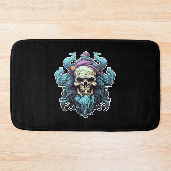Item preview, Bearded Pirate Flag Skull & Bones designed and sold by Nightarcade.
