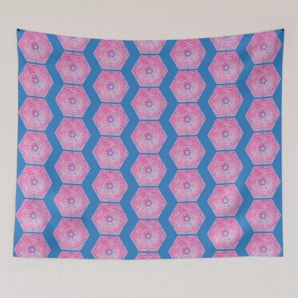 Item preview, Wilson Bentley Lamellar Snowflake - 200, in cotton candy designed and sold by DreamingBeetle.