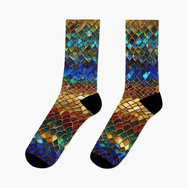 Item preview, Vibrant Glass Mosaic Pattern designed and sold by Kittyzens.