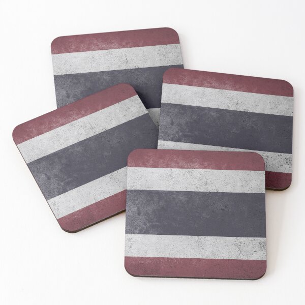 Item preview, Distressed, Old, Faded & Worn Flag of Thailand (ธงไตรรงค์) designed and sold by STUDIO-72.