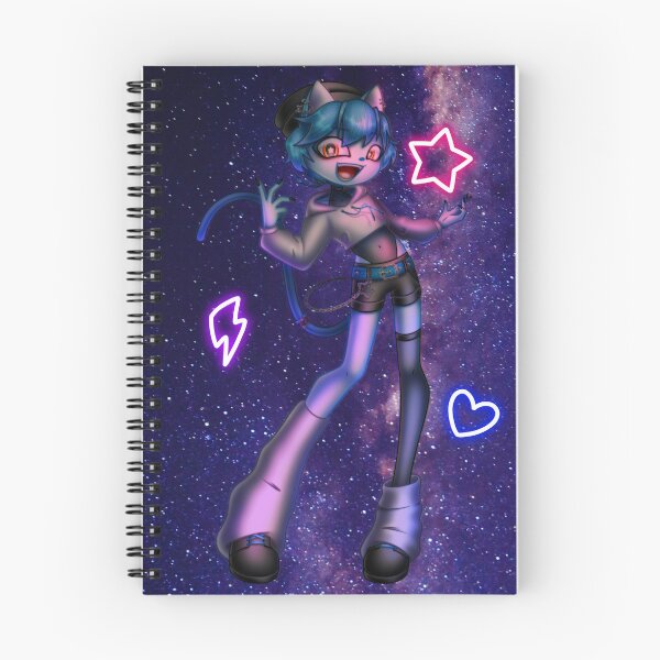 Item preview, Himari - Cat Boy (neon version) designed and sold by kaypanicarts.
