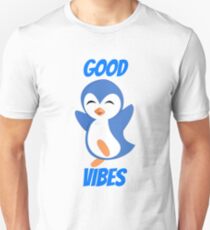 Good Vibes Penguin Unisex T-Shirt