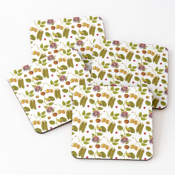Item preview, Tropical Flowers & Fruits Clematis Passion Fruit   designed and sold by Coastal Garden Design Studio.