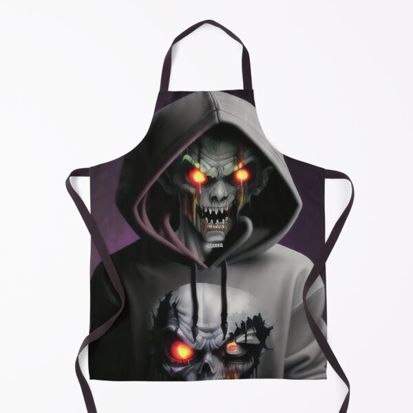 Artikelvorschau, Nachtschatten-Schädel-Hoodie: Blick der Untoten entworfen und verkauft von Luna's  Home Decor & Apparel.