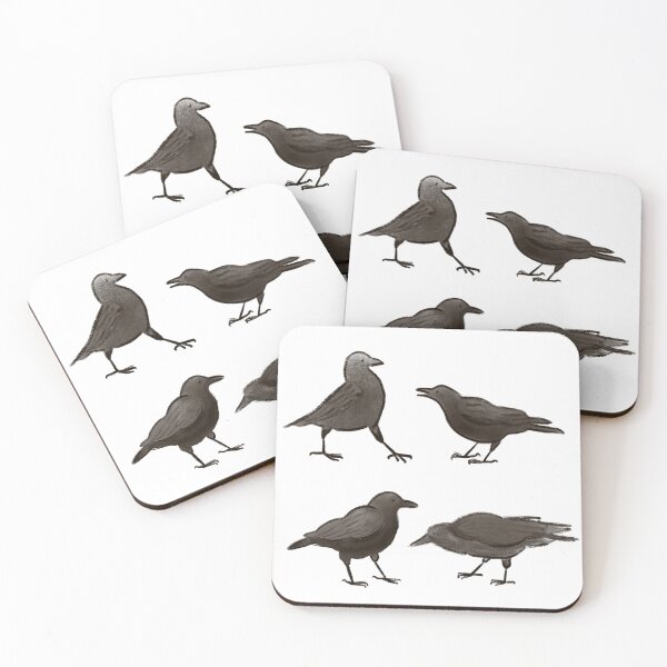 Item preview, Crows in the snow designed and sold by acbcesarz.