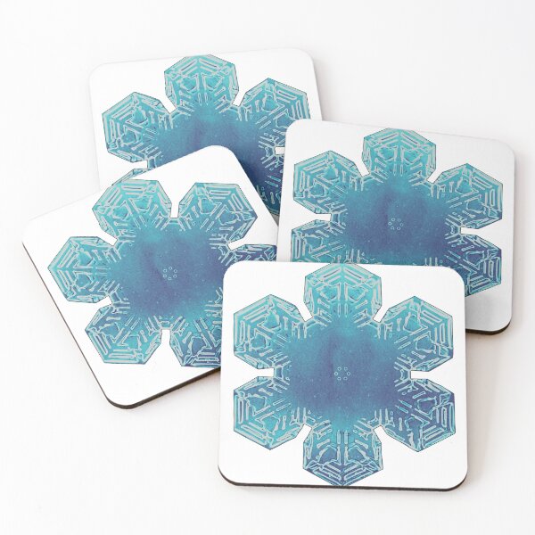 Item preview, Wilson Bentley Stellar Snowflake - 385, in glacial designed and sold by DreamingBeetle.