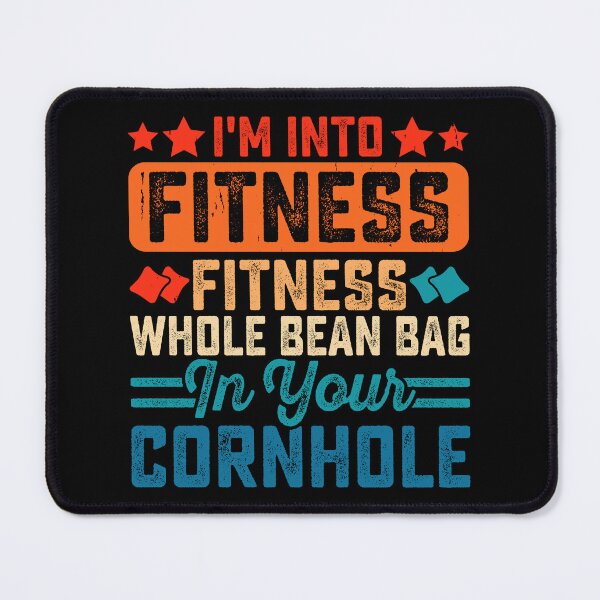 Item preview, I'm Into Fitness Fitness Whole Bean Bag Into Your Cornhole Retro Design - Baggo Team Bean Bag Toss Game - Funny Cornhole Player Vintage designed and sold by naworas.