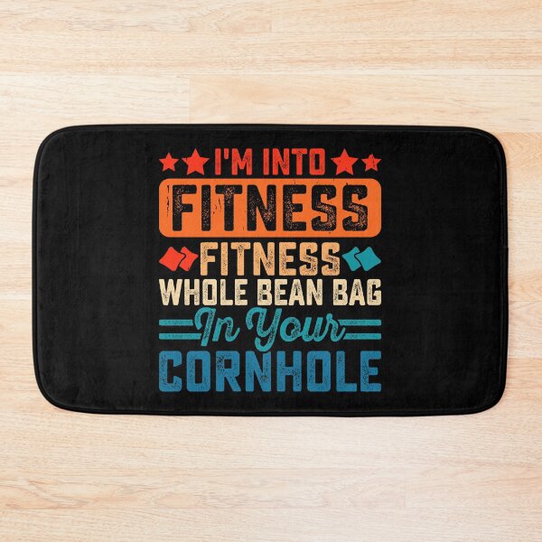 Item preview, I'm Into Fitness Fitness Whole Bean Bag Into Your Cornhole Retro Design - Baggo Team Bean Bag Toss Game - Funny Cornhole Player Vintage designed and sold by naworas.