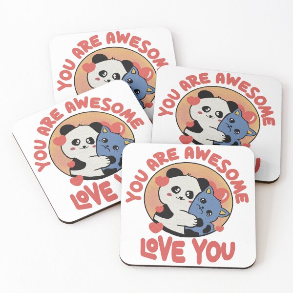 Item preview, PeiPei and Keke - "You are awesome, Love You" designed and sold by PeiPei and KeKe.