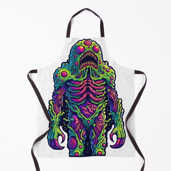 Item preview, Oozing Neon Slime Monster Alien designed and sold by psychcyberpunk.