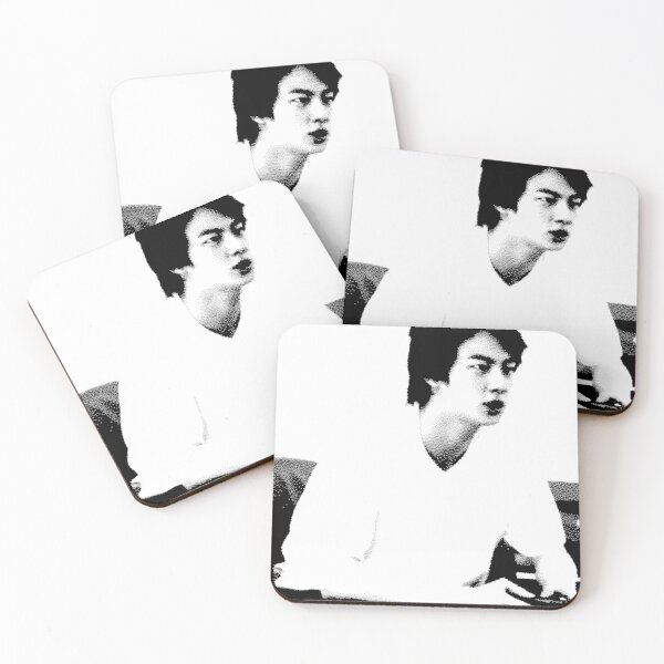 Item preview, Jin of BTS pointillism art designed and sold by appojax.