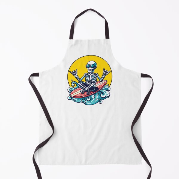 Item preview, Shaka Brah -Skeleton Surfboard (Image Only) designed and sold by bedenhart.