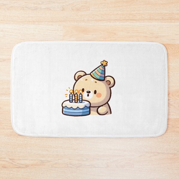Item preview, Birthday Celebration Bear with Cake designed and sold by UmbrellaStudio1.