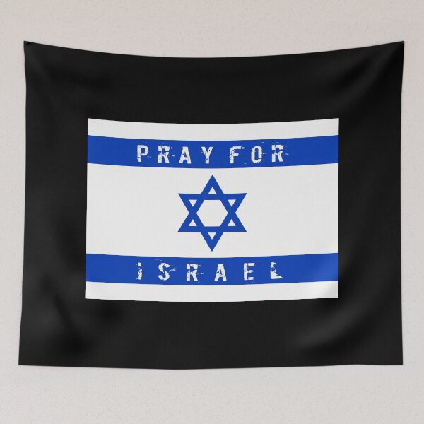 Item preview, Pray for Israel Flag designed and sold by AJ  Liber.