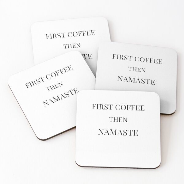 Item preview,  First Coffee Then Namaste designed and sold by LaceRenee.