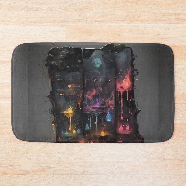 Item preview, Dark-themed water color UI designed and sold by Sadia  Jannat.
