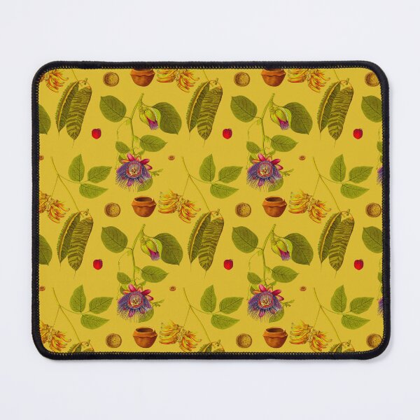 Item preview, Tropical Flowers & Fruits Clematis Passion Fruit Saffron Yellow designed and sold by Coastal Garden Design Studio.