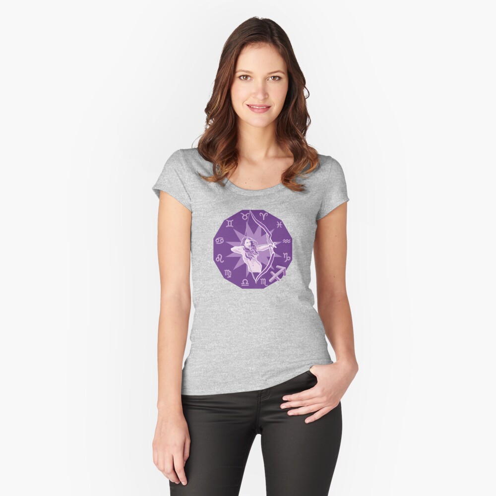 Item preview, Fitted Scoop T-Shirt designed and sold by Zodiaconographz.