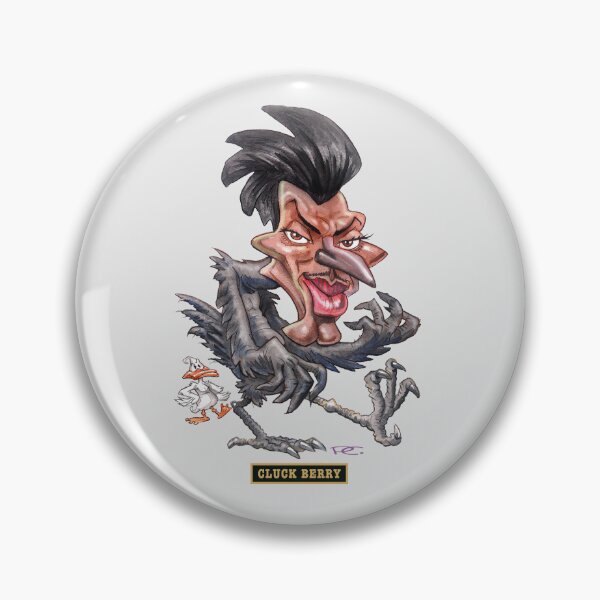 Item preview, CLUCK BERRY - Another Great Illustration from Paul Cemmick's POPSTAR MUTATIONS by DAVID RICHARDSON designed and sold by TIGERDAVER.