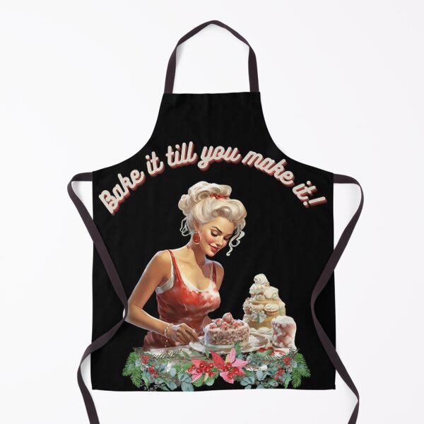 Kiss The Chef Apron - Kitchen Wear Cupcake Food Bake Cooking Funny Banter