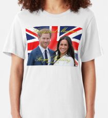 HRH Prince Harry and Meghan Markle Royal Wedding Memorabilia - Pro Photo Slim Fit T-Shirt