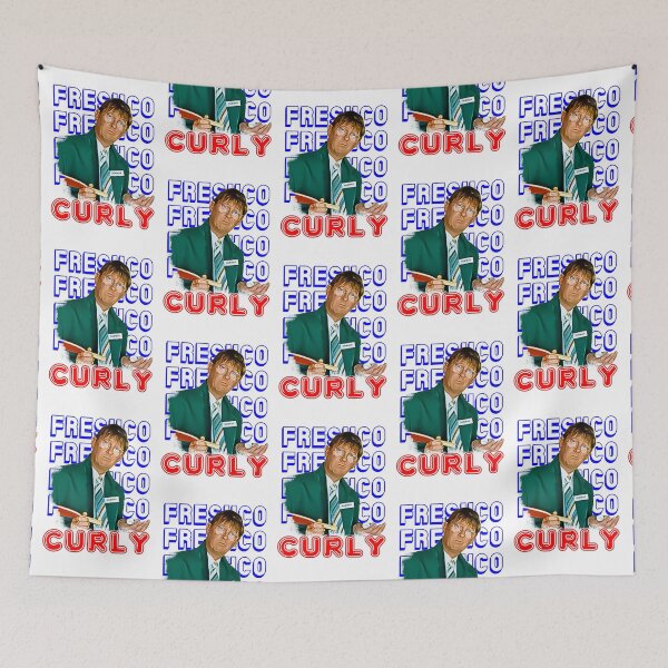 Item preview, curly watts print corrie art designed and sold by differenttings.