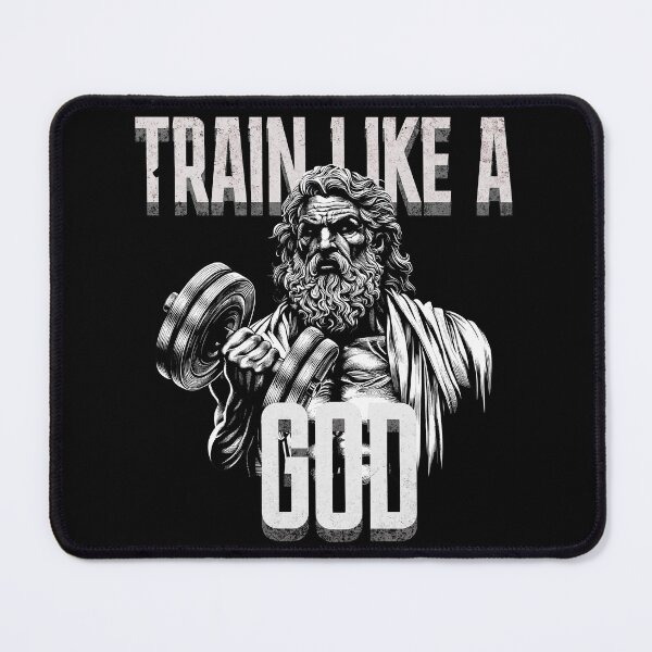 Item preview, Train like a God Dumbbell Ancient Greek God Zeus Gym God designed and sold by RedDesignSyc.