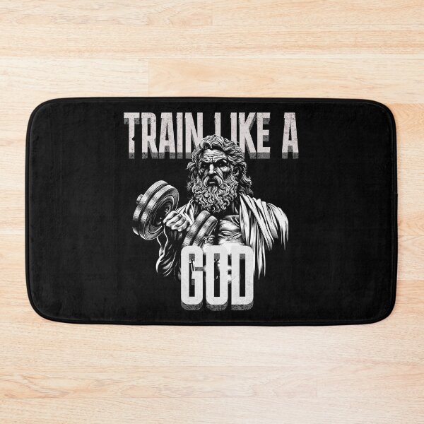 Item preview, Train like a God Dumbbell Ancient Greek God Zeus Gym God designed and sold by RedDesignSyc.