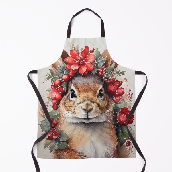 Item preview, Snowy Splendor Festive Squirrel designed and sold by Nalaxation.