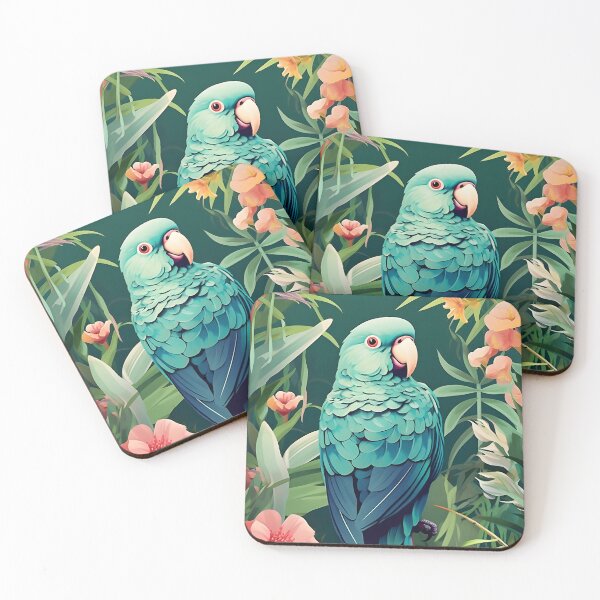 Item preview, Parakeet Art In a Jungle designed and sold by Bomba Visual.