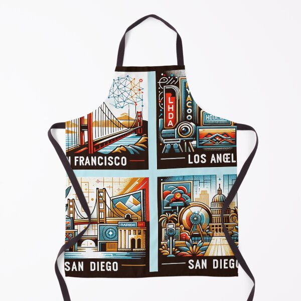 Item preview, California Mosaic: City Vibes Illustrated designed and sold by FIYARO.