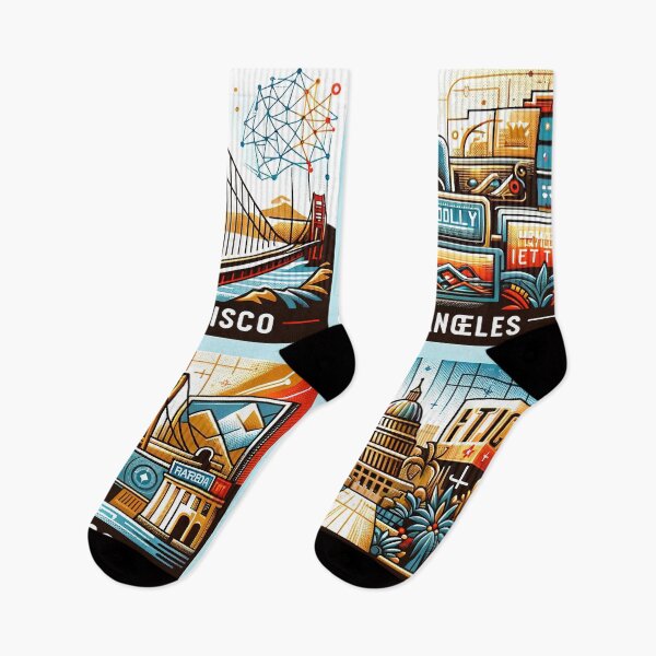 Item preview, California Mosaic: City Vibes Illustrated designed and sold by FIYARO.